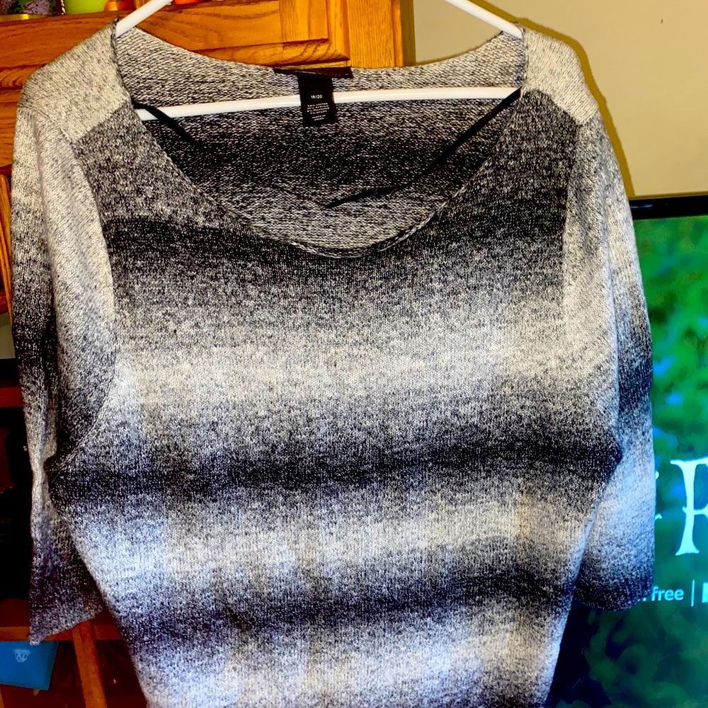 Lane Bryant sweater blouse